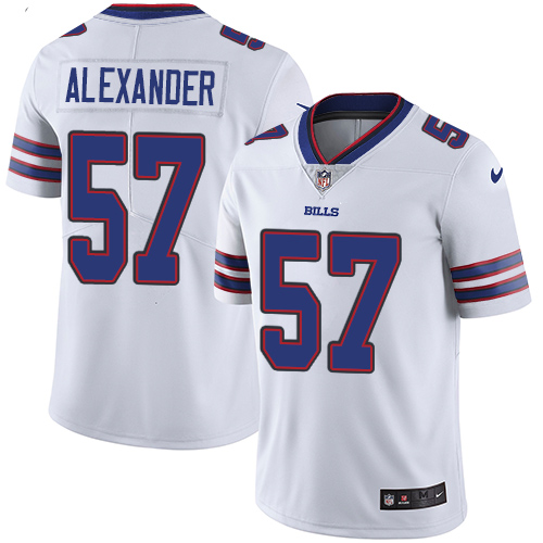 2019 men Buffalo Bills 57 Alexander white Nike Vapor Untouchable Limited NFL Jersey